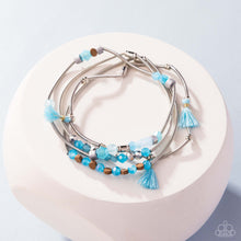 Load image into Gallery viewer, Coiled Color - Blue bracelet E046