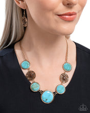 Load image into Gallery viewer, Gentle Glam - Blue necklace A071