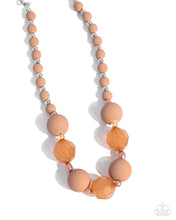 Load image into Gallery viewer, Suddenly Slanted - Brown necklace E062