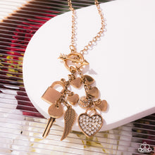 Load image into Gallery viewer, Valentines Venture - Gold toggle necklace E037