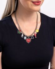 Load image into Gallery viewer, Storytelling Shimmer - Red necklace E037