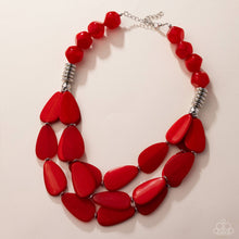 Load image into Gallery viewer, Smooth Spoken - Red necklace