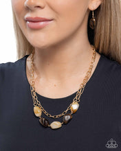 Load image into Gallery viewer, Adorable Acrylics - Brown necklace B115