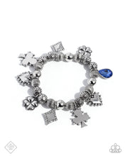 Load image into Gallery viewer, Spirited Sentiment - Blue bracelet April FF E026