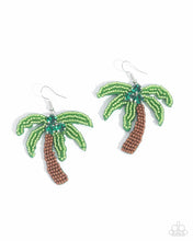 Load image into Gallery viewer, Pampered Palm Tree - Green earring D031