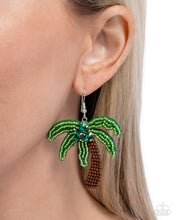 Load image into Gallery viewer, Pampered Palm Tree - Green earring D031