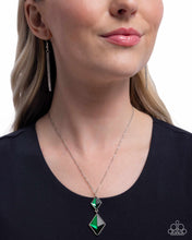 Load image into Gallery viewer, Daily Diamonds - Green necklace G051