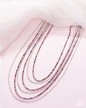 Load image into Gallery viewer, Pronged Purpose - Pink necklace B129
