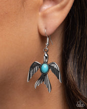 Load image into Gallery viewer, Soaring Stones - Blue earring D024