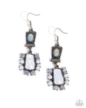 Load image into Gallery viewer, Synthetic Serenity - Brass earring C005
