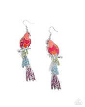 Load image into Gallery viewer, Parrot Pull - Orange earring G036