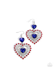 Load image into Gallery viewer, Patriotic Pattern - Multi earring D055
