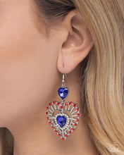Load image into Gallery viewer, Patriotic Pattern - Multi earring D055