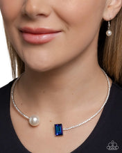 Load image into Gallery viewer, Euphoric Elegance - Blue cuff necklace E053/E054