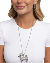Load image into Gallery viewer, Poodle Pageantry - Pink necklace A080