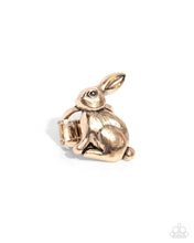 Load image into Gallery viewer, Rabbit Radiance - Gold ring F060