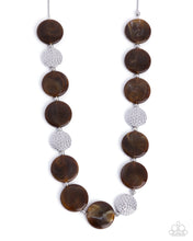 Load image into Gallery viewer, Swatch Shimmer - Brown necklace D052