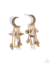 Load image into Gallery viewer, Crescent Call - Purple post earring BOX 18