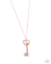 Load image into Gallery viewer, 2 pc SET: Gifted Garden - Rose Gold necklace + earring G024