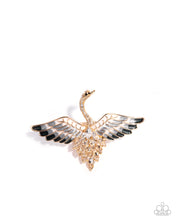 Load image into Gallery viewer, Soaring Swan - Gold ring E088