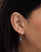 Load image into Gallery viewer, Fancy Feather - Blue necklace BOX 11