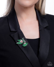 Load image into Gallery viewer, Hummingbird Heirloom - Green Brooch BOX 16