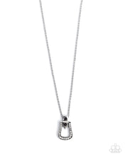 Load image into Gallery viewer, Sensational Stirrup - Black necklace