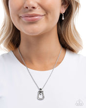 Load image into Gallery viewer, Sensational Stirrup - Black necklace