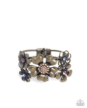 Load image into Gallery viewer, Bursting Bouquet - Brass bracelet