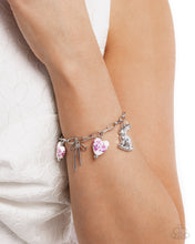 Load image into Gallery viewer, $16 SET: Painted Poetry- white necklace + bracelet E004