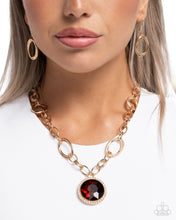 Load image into Gallery viewer, Sophisticated Statement - Brown necklace A073