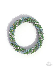 Load image into Gallery viewer, A Dash of Drama - Green bracelet A072