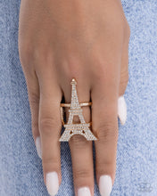 Load image into Gallery viewer, Eiffel Tower Ease - Gold ring Box 11
