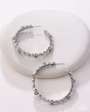 Load image into Gallery viewer, Classical Ballet - White hoop earring A092