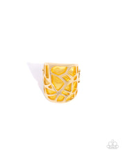 Load image into Gallery viewer, Kintsugi Moment - Yellow ring E083