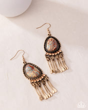 Load image into Gallery viewer, Swirled Sashay - Multi earring 2025 Convention Exclusive E084