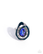 Load image into Gallery viewer, Theoretical Teardrop - Blue ring D045