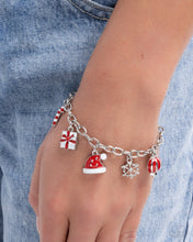 Load image into Gallery viewer, Holiday Haute - Red bracelet D010