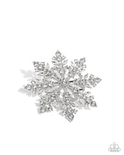 Load image into Gallery viewer, Snowflake Solstice - White Brooch NOV 2025 LOP D083