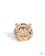 Load image into Gallery viewer, Treasured Tiger - Gold ring E024