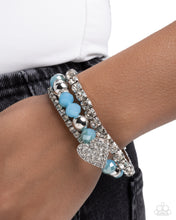 Load image into Gallery viewer, Heartfelt Heiress - Blue bracelet G031