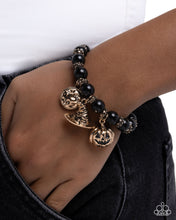 Load image into Gallery viewer, Halloween Homage - Black bracelet 1791