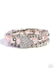 Load image into Gallery viewer, Heartfelt Heiress - Pink bracelet G041