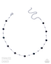 Load image into Gallery viewer, Defaced Decadence - Black necklace A031