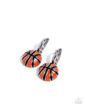 Load image into Gallery viewer, Adorable Airball - Orange hoop earring A087