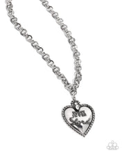 Load image into Gallery viewer, Permanent Proverb - White necklace Jan 2026 LOP F041
