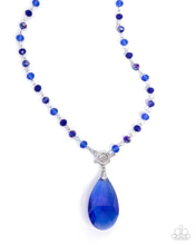 Load image into Gallery viewer, Teardrop Tale - Blue necklace Pink Friday Exclusive A004