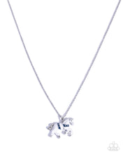 Load image into Gallery viewer, Sleigh Ride - Blue necklace A035