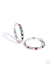 Load image into Gallery viewer, Glistening Grandeur - Multi hoop earring E071
