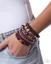 Load image into Gallery viewer, Dashing Delivery - Purple bracelet